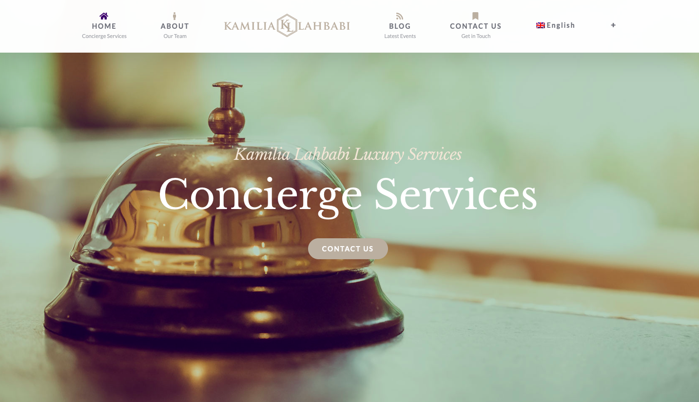 Kamilia Lahbabi Concierge Services Marbella - Design by Wiidoo Media Digital Marketing