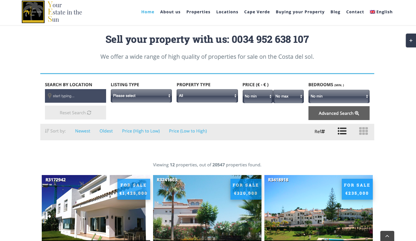 Website designed by Wiidoo Media - Your Estate in the Sun