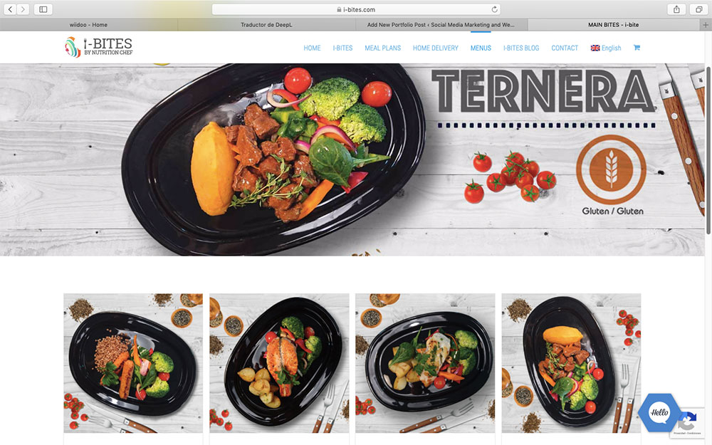 website design marbella wordpress design restaurant i bites marbella