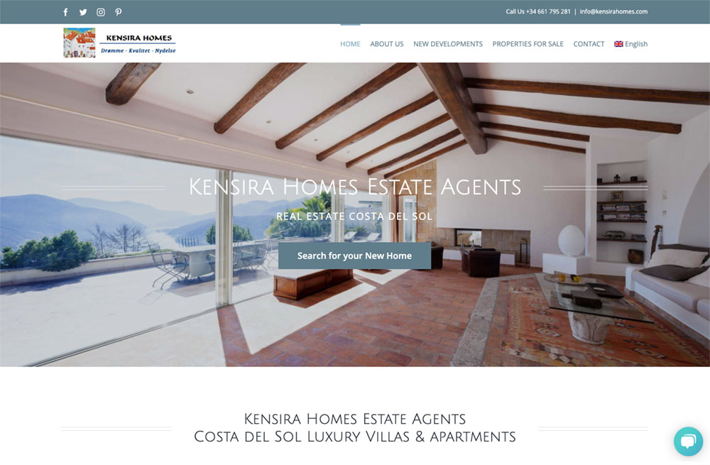 the best new developments costa del sol kensira homes Danish estate agents