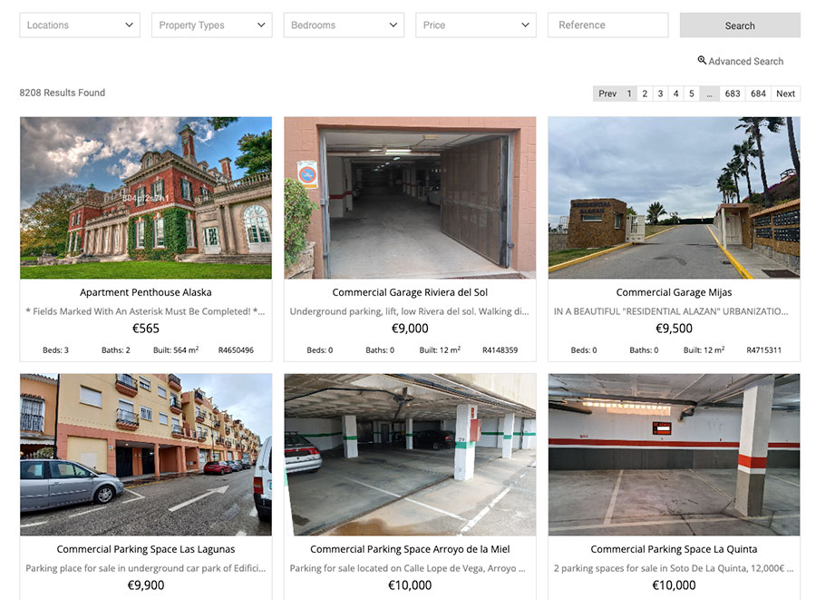 ReSales Online Wordpress Plugin Marbella real estate wiidoo media