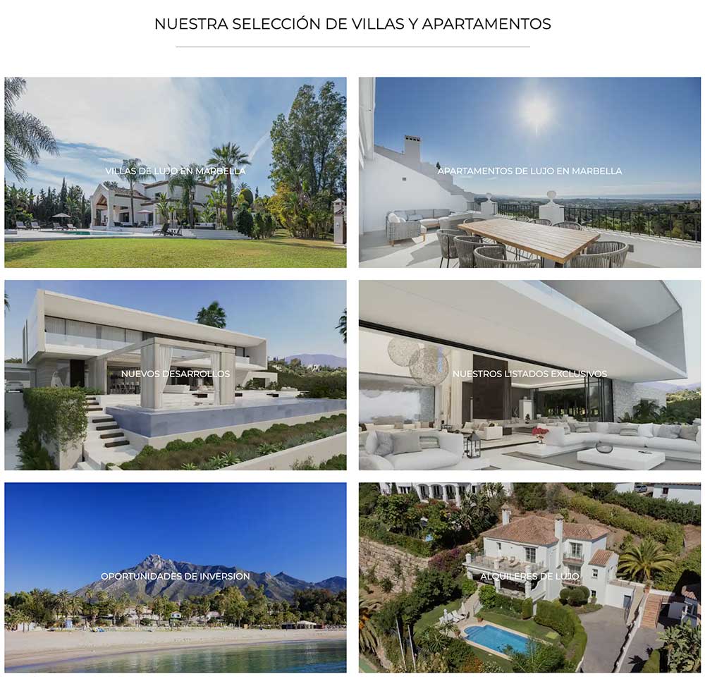 marbella property website design wiidoo media marbella