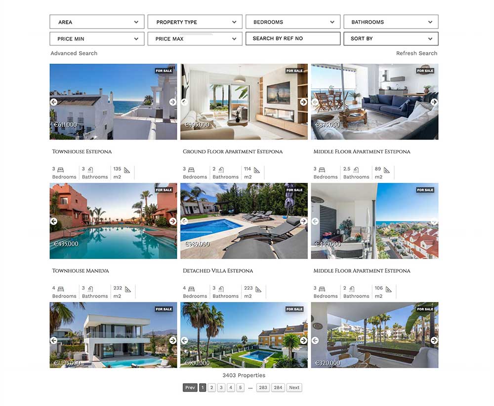 Property Finder Estepona Manilva Duquesa Sabinillas Real Estate