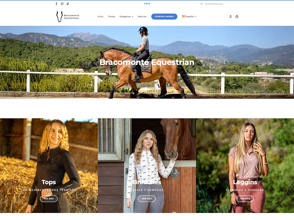 bracomonte equestrian womens best equestrian clothing In Marbella Spain