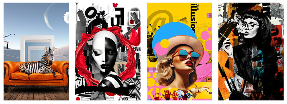 collage art designer collage david hopkins marbella