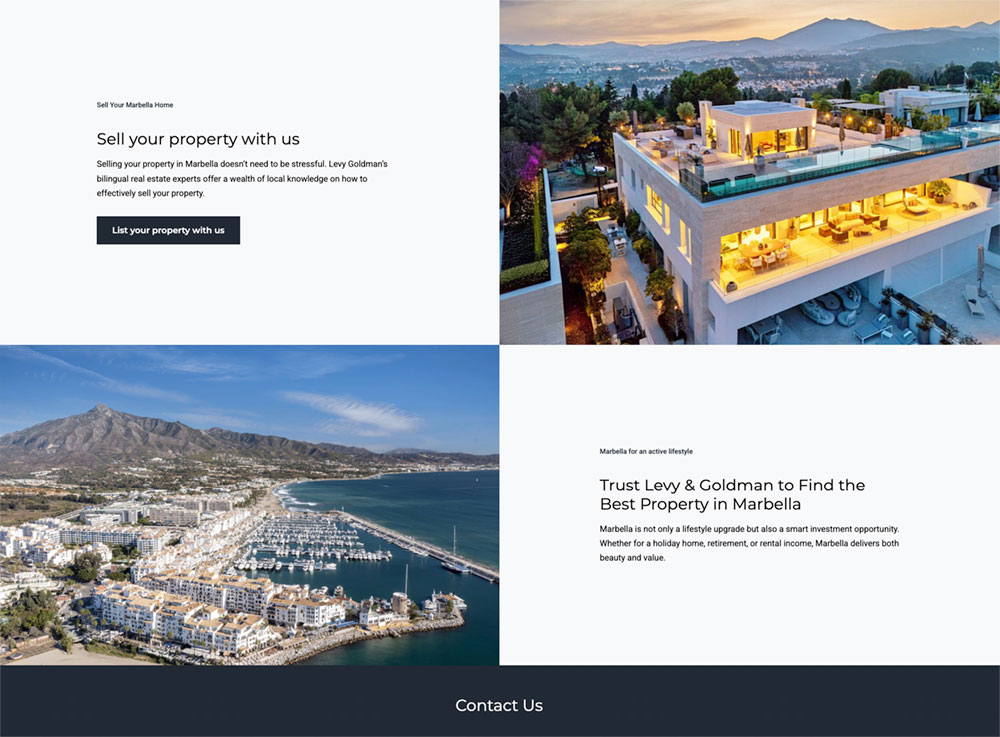 real estate website designers in marbella costa del sol
